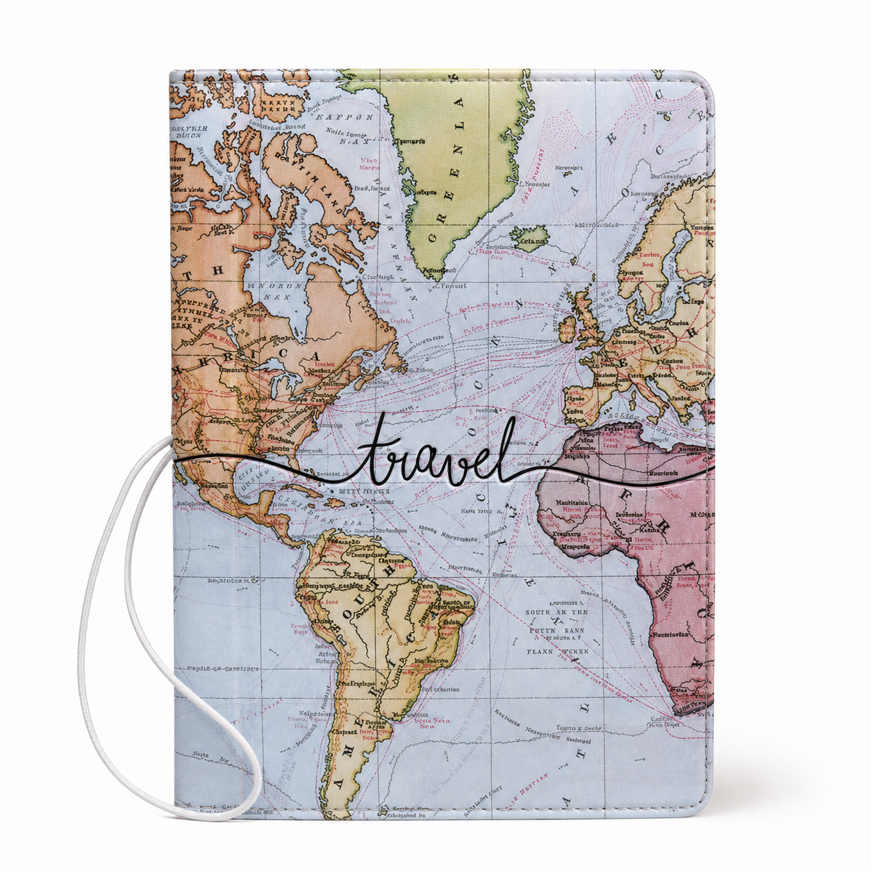 Porta Pasaporte en Relieve con Diseños