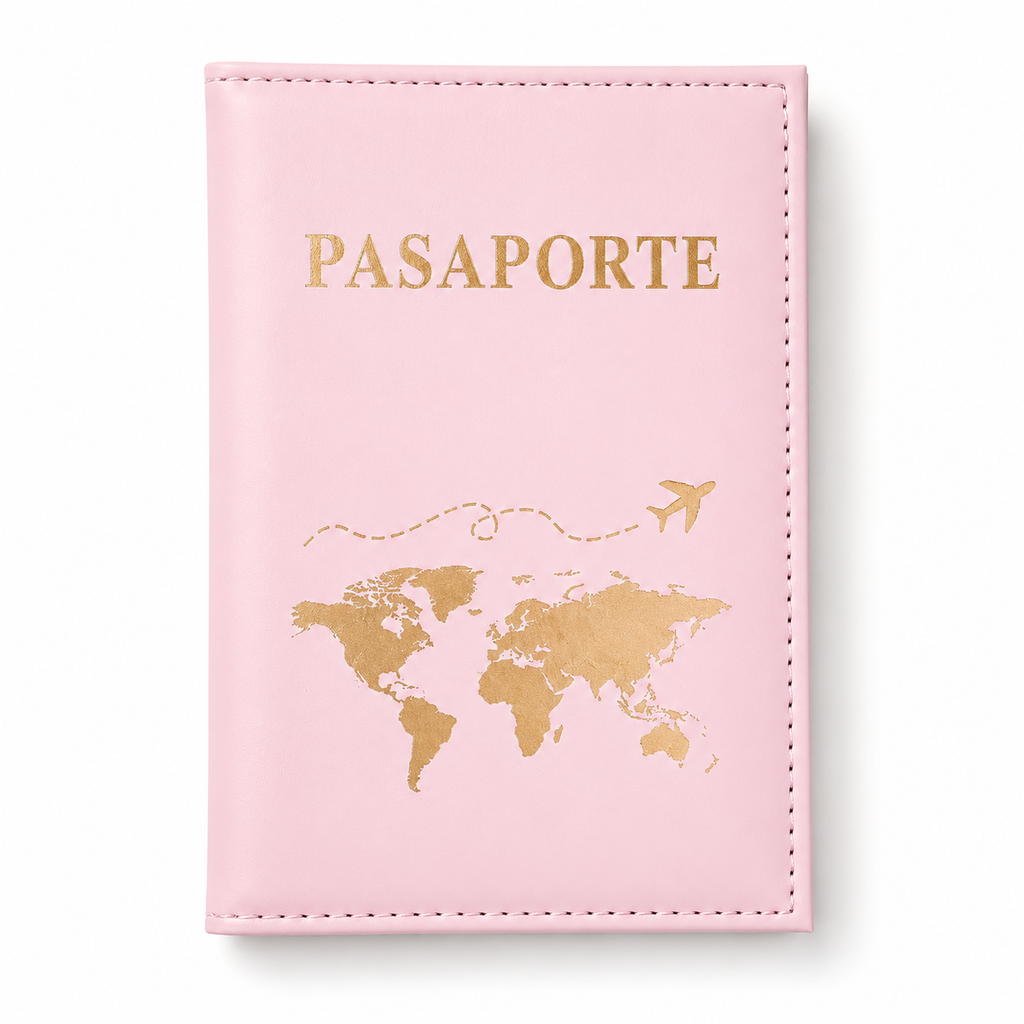 Porta Pasaporte en Relieve con Diseños