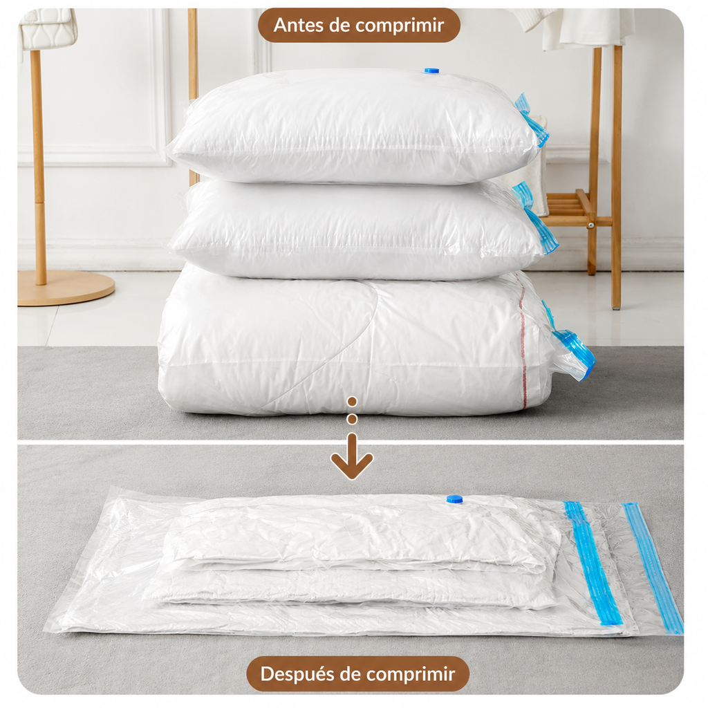 Set de 4 piezas con válvula