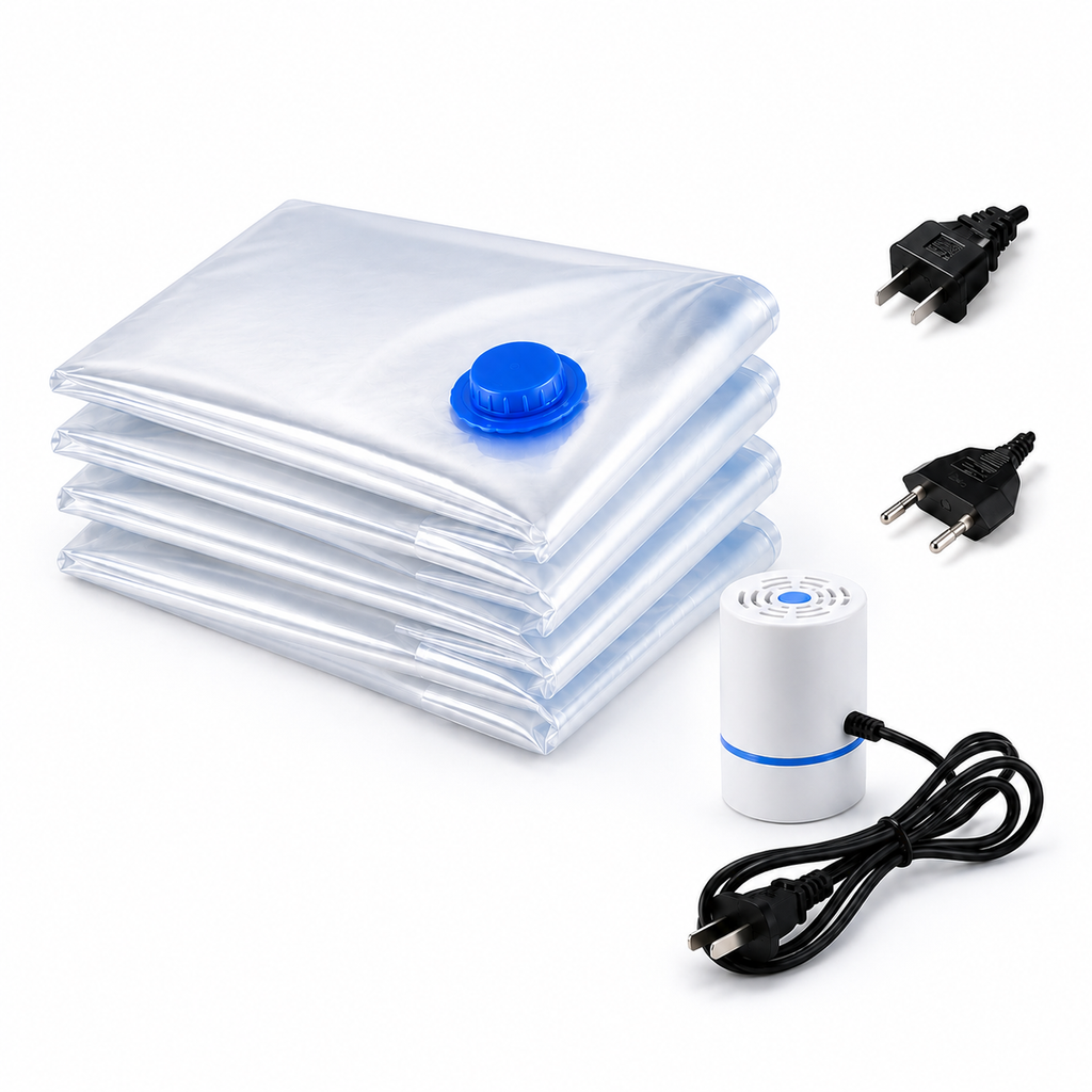 Set de 4 piezas con válvula