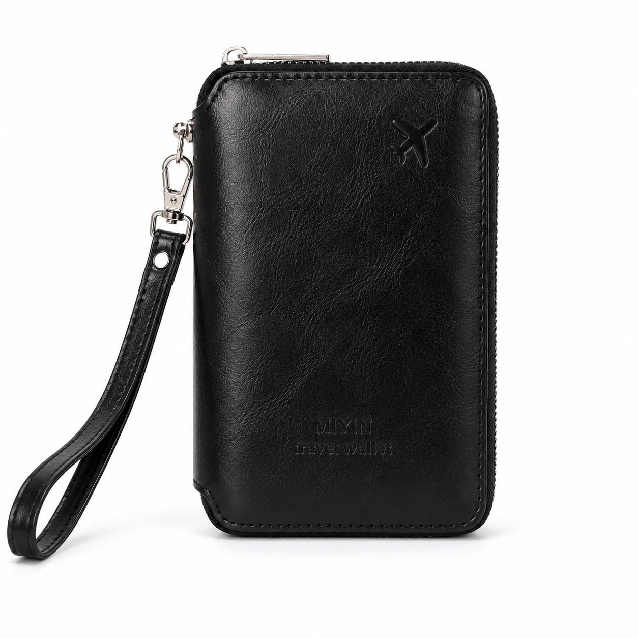 Porta Pasaportes RFID de Cuero