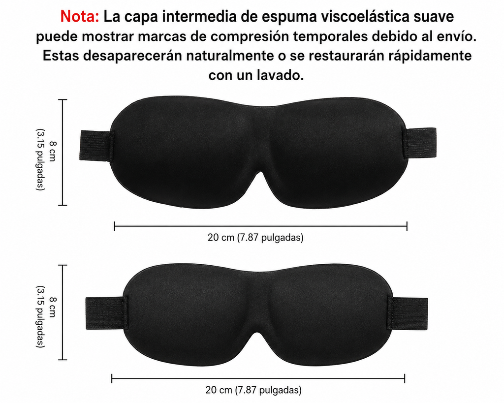 Antifaz 3D para Dormir