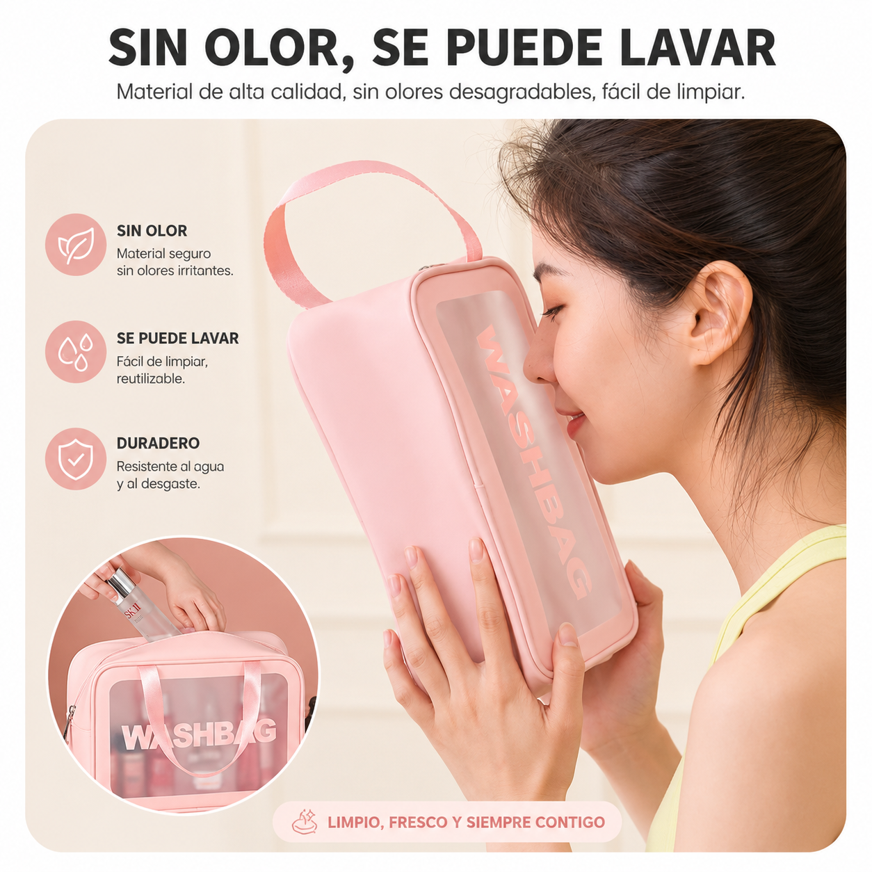 Bolsa Transparente Portátil