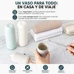Estuche Protector Portátil para Pasta de Dientes y Cepillo