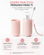 Estuche Protector Portátil para Pasta de Dientes y Cepillo