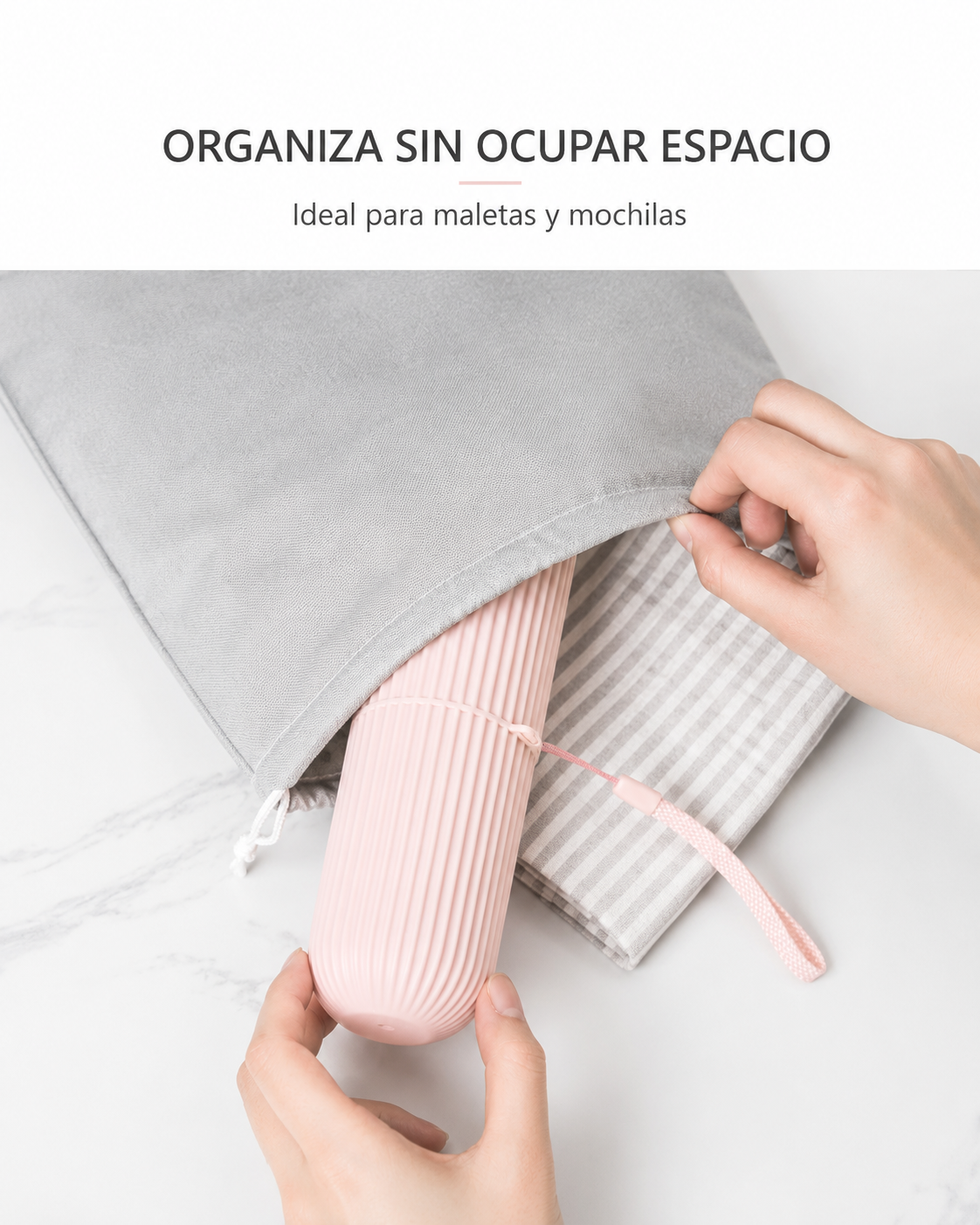 Estuche Protector Portátil para Pasta de Dientes y Cepillo