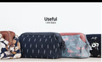 Nueva bolsa de cosméticos de moda para mujer, bolsas de maquillaje impermeables.