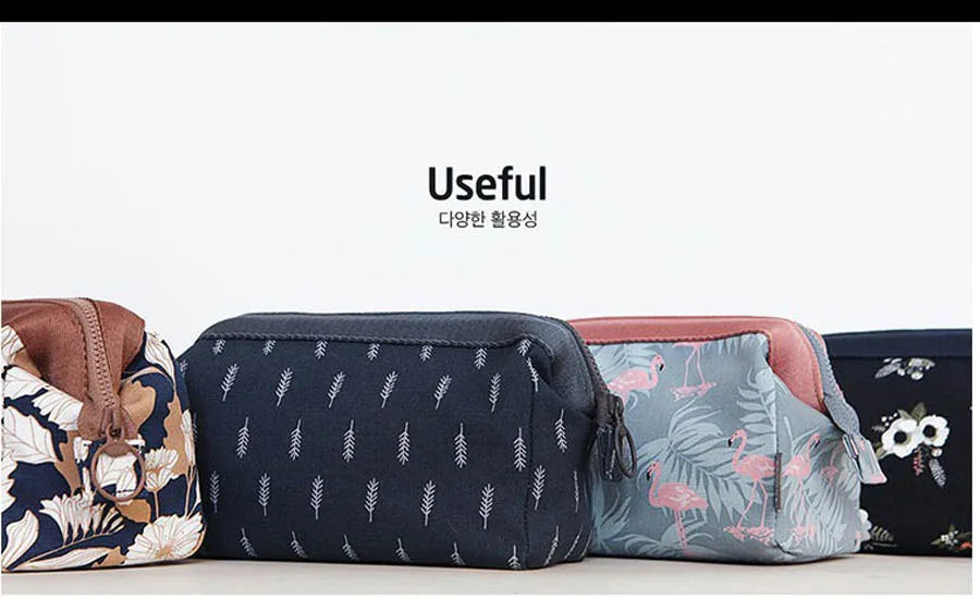 Nueva bolsa de cosméticos de moda para mujer, bolsas de maquillaje impermeables.