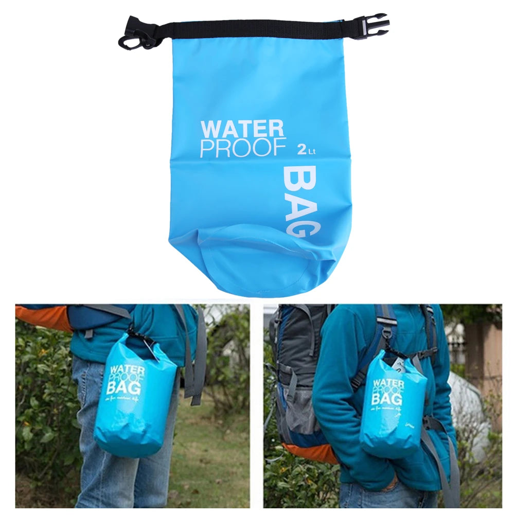 Bolsa Seca Impermeable PVC | Natación, Kayak, Rafting y Trekking | 1.2L a 10L