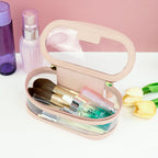 Bolsa de maquillaje y baño de PVC de cuero PU multicolor personalizada con gran capacidad impermeable