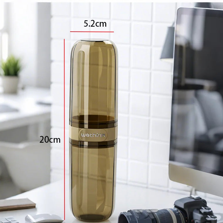 Estuche Protector Portátil para Pasta de Dientes y Cepillo