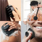 Juego de 4 Cepillos Exfoliantes de Silicona para el Cuerpo