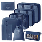 Conjunto de viaje, bolsas de almacenamiento, cubos de embalaje, dormitorios para estudiantes, bolsas de clasificación de ropa, artículos de tocador digitales, bolsa organizadora de zapatos