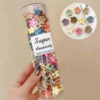20/30/50 juegos de mini pinzas para el cabello, lindos accesorios para el cabello de plástico en forma de flor, trenzas de color puro, adecuados para adolescentes, lindos g