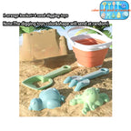 Set de Juguetes para Playa con Cubeta Plegable |