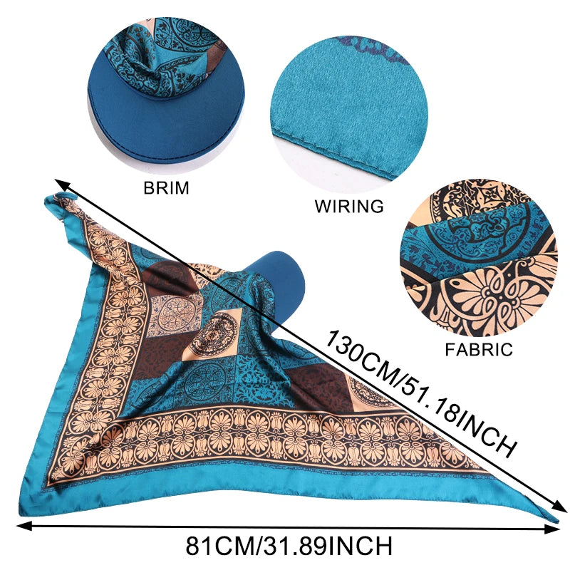 Gorro de Satén con Visera