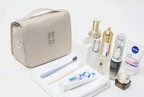Bolsa de maquillaje de viaje de alta calidad, organizador de artículos de tocador impermeable, Neceser para mujer, bolsa de lavado con gancho para baño, bolsa de almacenamiento de maquillaje con gancho