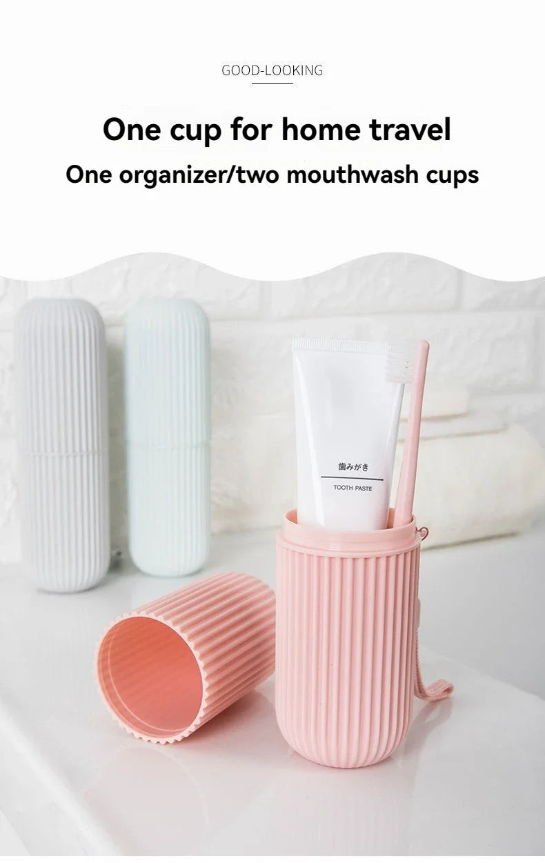 Estuche Protector Portátil para Pasta de Dientes y Cepillo