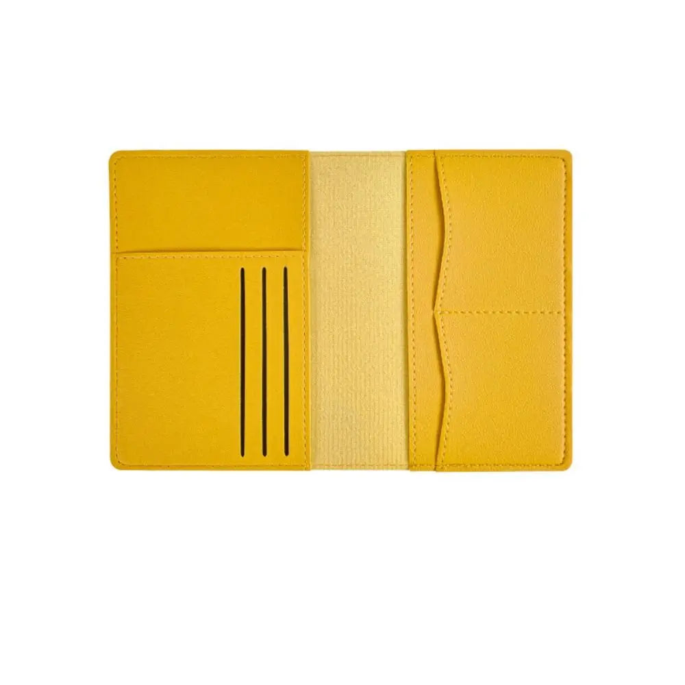Funda para Pasaporte de Viaje en PU | Porta Pasaporte con Ranuras para Tarjetas y Billetes