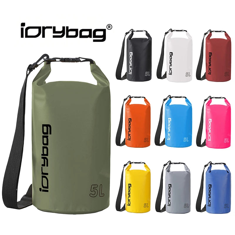 Bolsa Seca Impermeable Idrybag | Kayak, Rafting y Natación | 2L a 20L | 10 Colores
