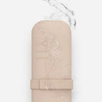 Soporte para brochas de maquillaje de viaje, bolsa para brochas cosméticas de silicona, estuche para esponja de maquillaje, herramientas de maquillaje portátiles impermeables para mujeres y niñas
