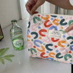 Bolsas de cosméticos de gran capacidad para mujer.
