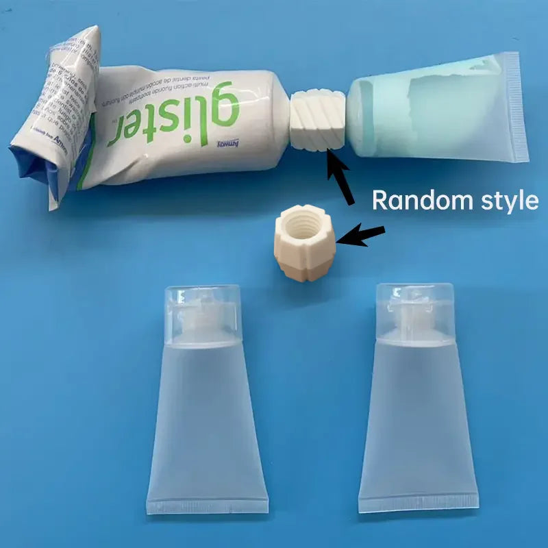 Set de 3 Botellas de Viaje de 30 ml | Envases Antiderrames con Adaptadores para Shampoo y Cosméticos