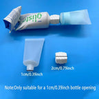 Set de 3 Botellas de Viaje de 30 ml | Envases Antiderrames con Adaptadores para Shampoo y Cosméticos