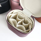 Caja de cosméticos de cuero