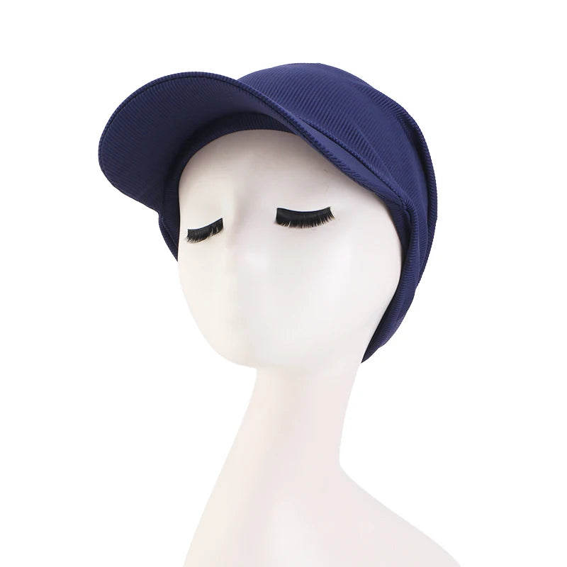 Gorro turbante con Visera