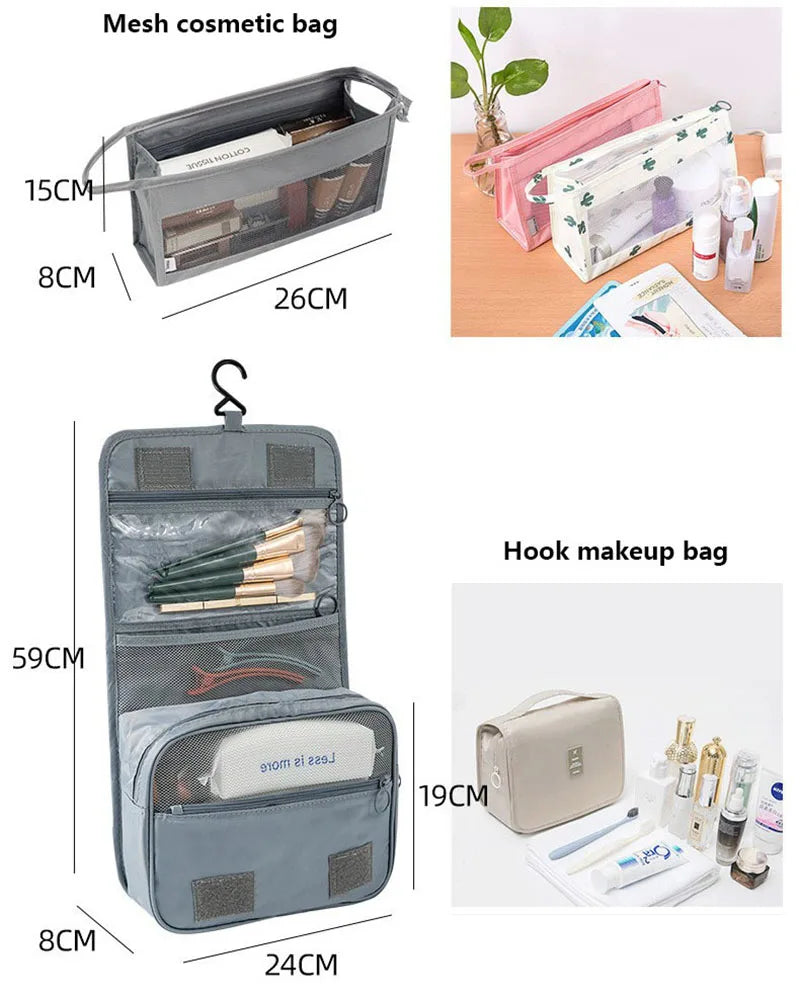 Conjunto de viaje, bolsas de almacenamiento, cubos de embalaje, dormitorios para estudiantes, bolsas de clasificación de ropa, artículos de tocador digitales, bolsa organizadora de zapatos