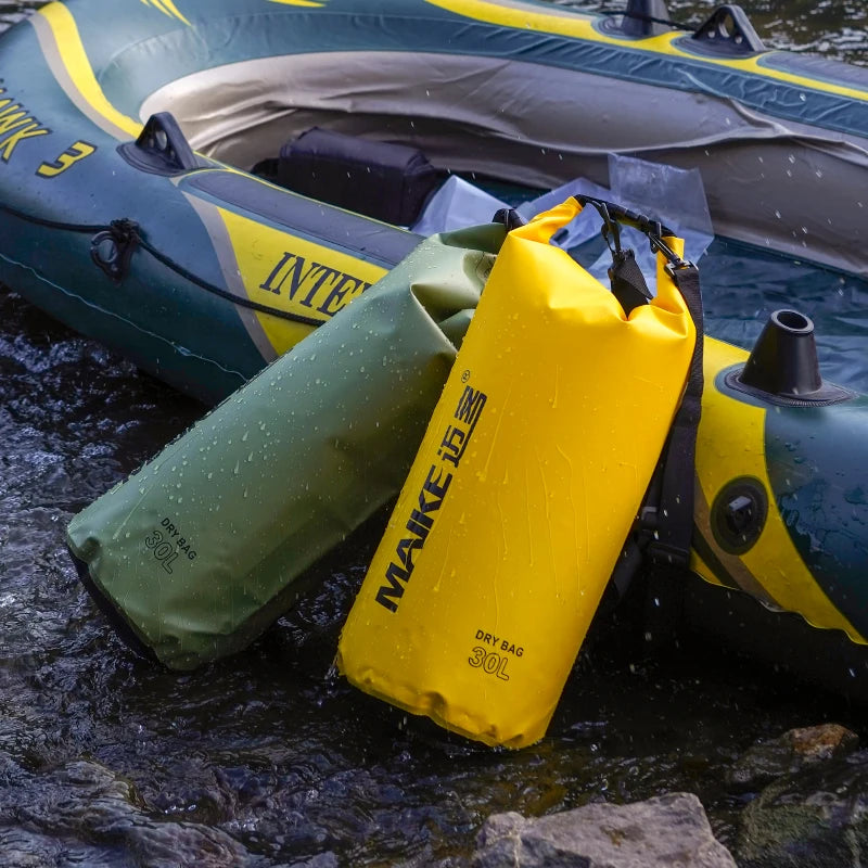 Mochila Seca Impermeable PVC | Kayak, Rafting y Natación | 5L, 10L y 15L