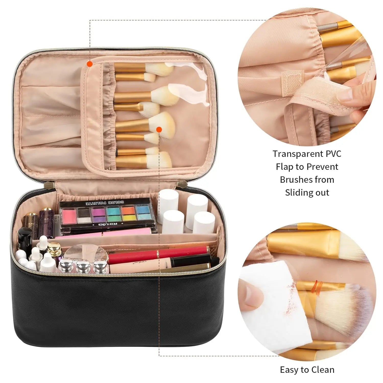 Cosmetiquera de Viaje de Gran Capacidad