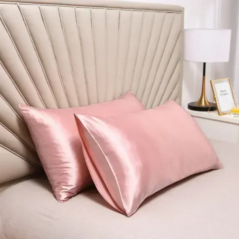 Funda de almohada de seda de morera 100% Natural, funda de almohada de seda Real para proteger la piel del pelo, funda de almohada personalizada de cualquier tamaño