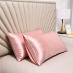 Funda de almohada de seda de morera 100% Natural, funda de almohada de seda Real para proteger la piel del pelo, funda de almohada personalizada de cualquier tamaño