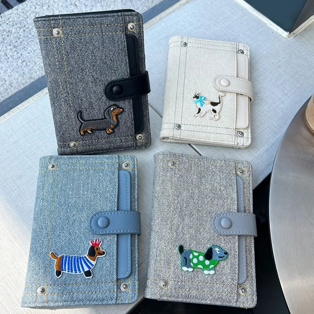 Portadocumentos de Cuero Bordado