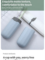 Caja de almacenamiento portátil para cubierta de cepillo de dientes, accesorios de baño, para uso diario al aire libre, viajes, senderismo, Camping, 1/4 unidades