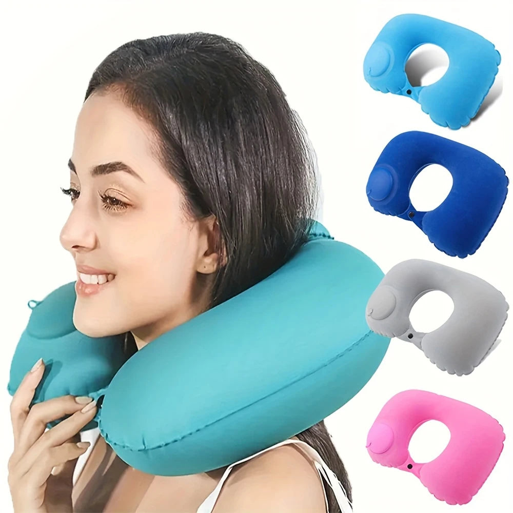 Almohada Inflable de Viaje para Cuello