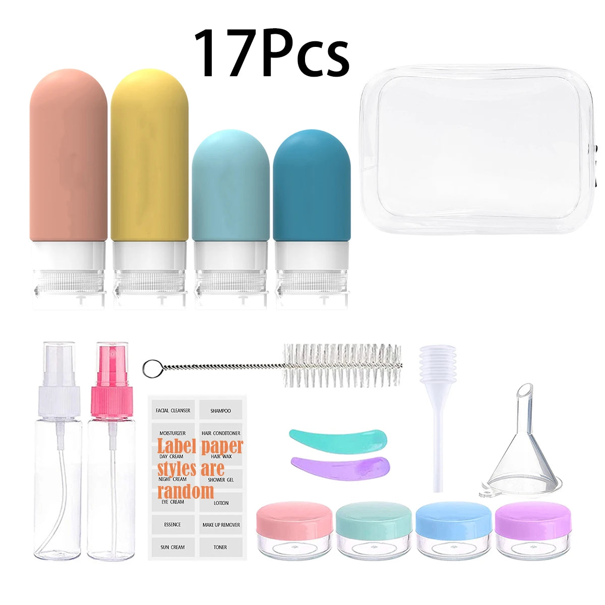 Kit de Botellas de Viaje Reutilizables