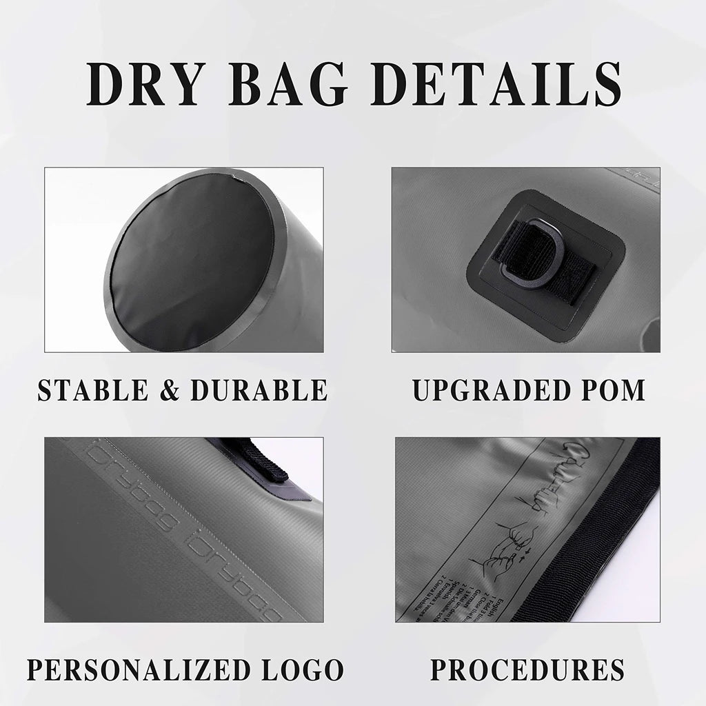 Bolsa Seca Impermeable Idrybag | Kayak, Rafting y Natación | 2L a 20L | 10 Colores