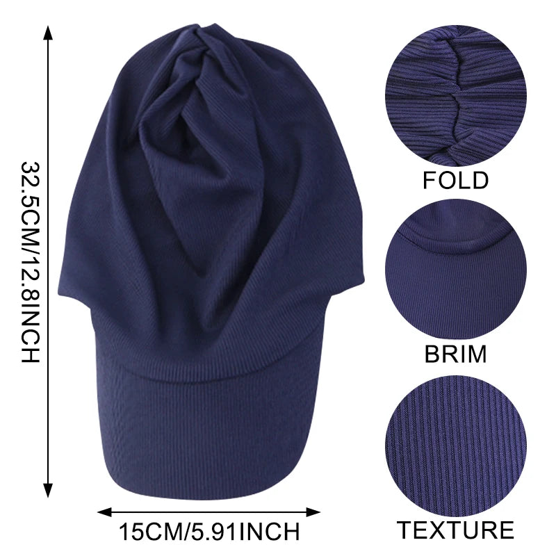 Gorro turbante con Visera