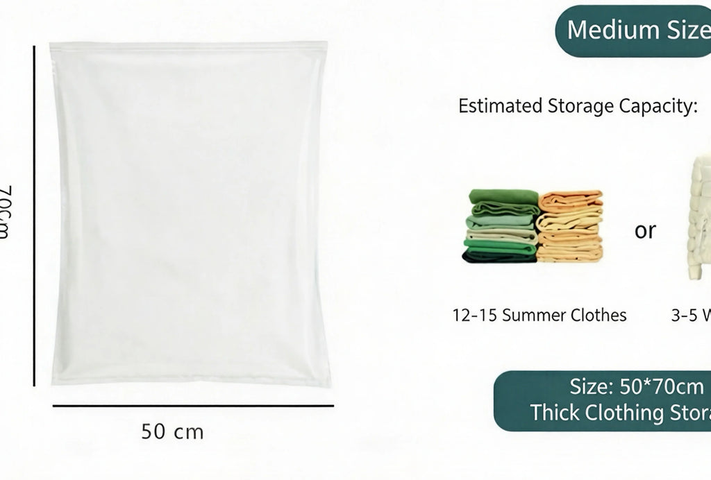 Bolsas de Vacío para Ropa y Edredones