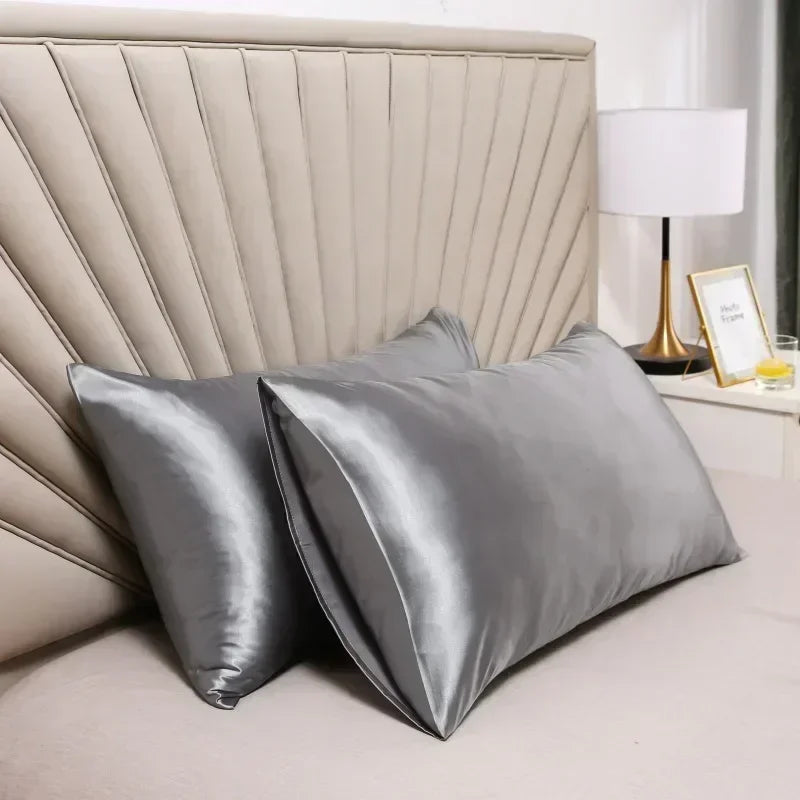 Funda de almohada de seda de morera 100% Natural, funda de almohada de seda Real para proteger la piel del pelo, funda de almohada personalizada de cualquier tamaño