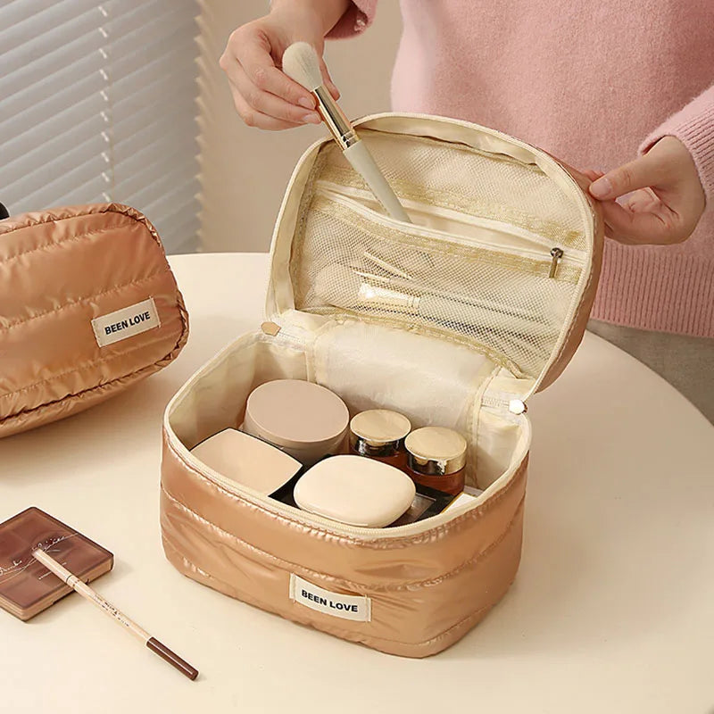 Bolsa de cosméticos de gran capacidad, nueva bolsa de aseo de viaje.