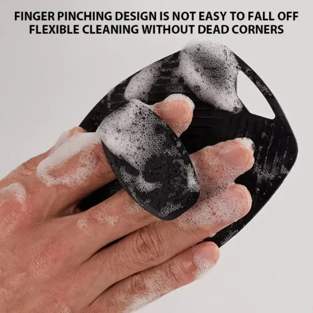 Juego de 4 Cepillos Exfoliantes de Silicona para el Cuerpo