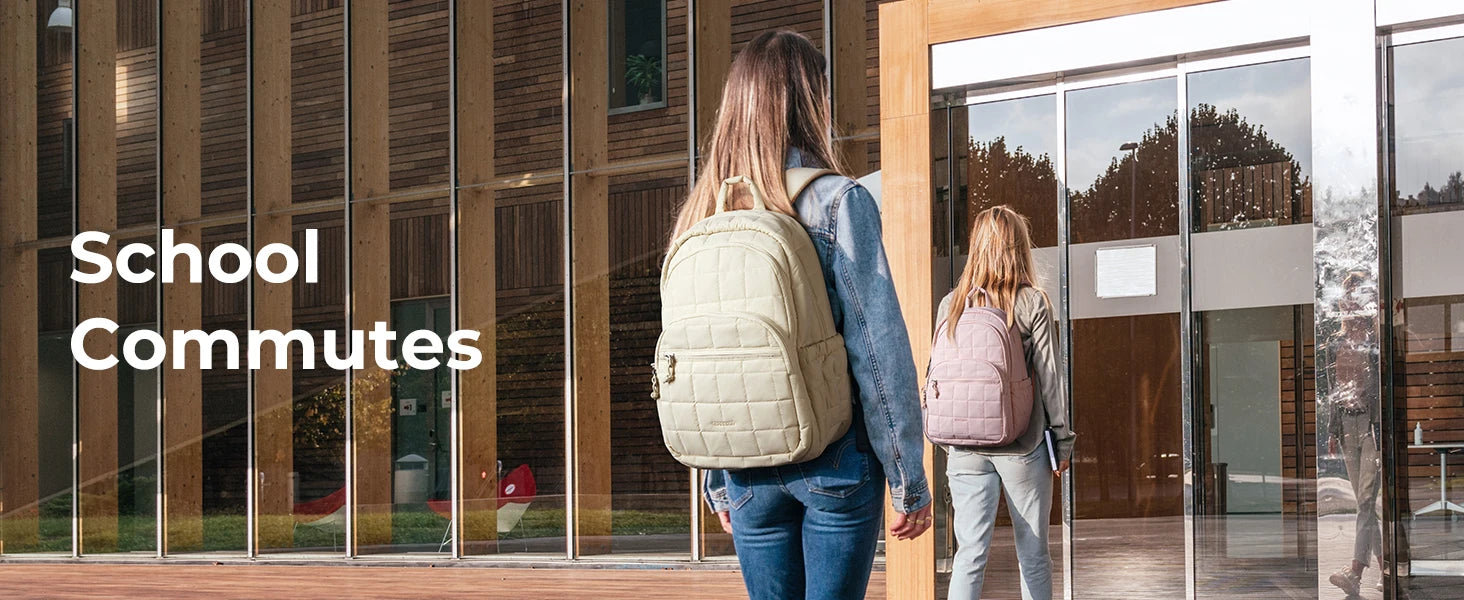 BAGSMART-mochilas informales para ordenador portátil para mujer