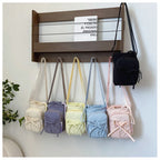 Nueva Bolsa Ligera para Teléfono Móvil, para Mujer, Deportiva, para Ciclismo, con Porta Botella de Agua, para Viajes, Diseño con Nudos