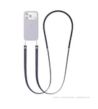 Correa Magnética Tejida Oficial de Alta Gama para iPhone 17 16 15 Pro Max 17 Air, Correa Cruzada Antipérdida para Teléfono Apple