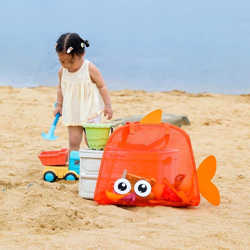 Bolsa de Malla Plegable de Gran Capacidad | Playa, Viajes y Deportes al Aire Libre
