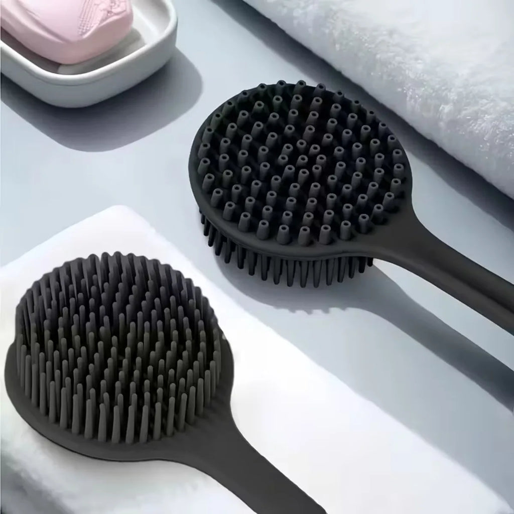 Juego de 4 Cepillos Exfoliantes de Silicona para el Cuerpo